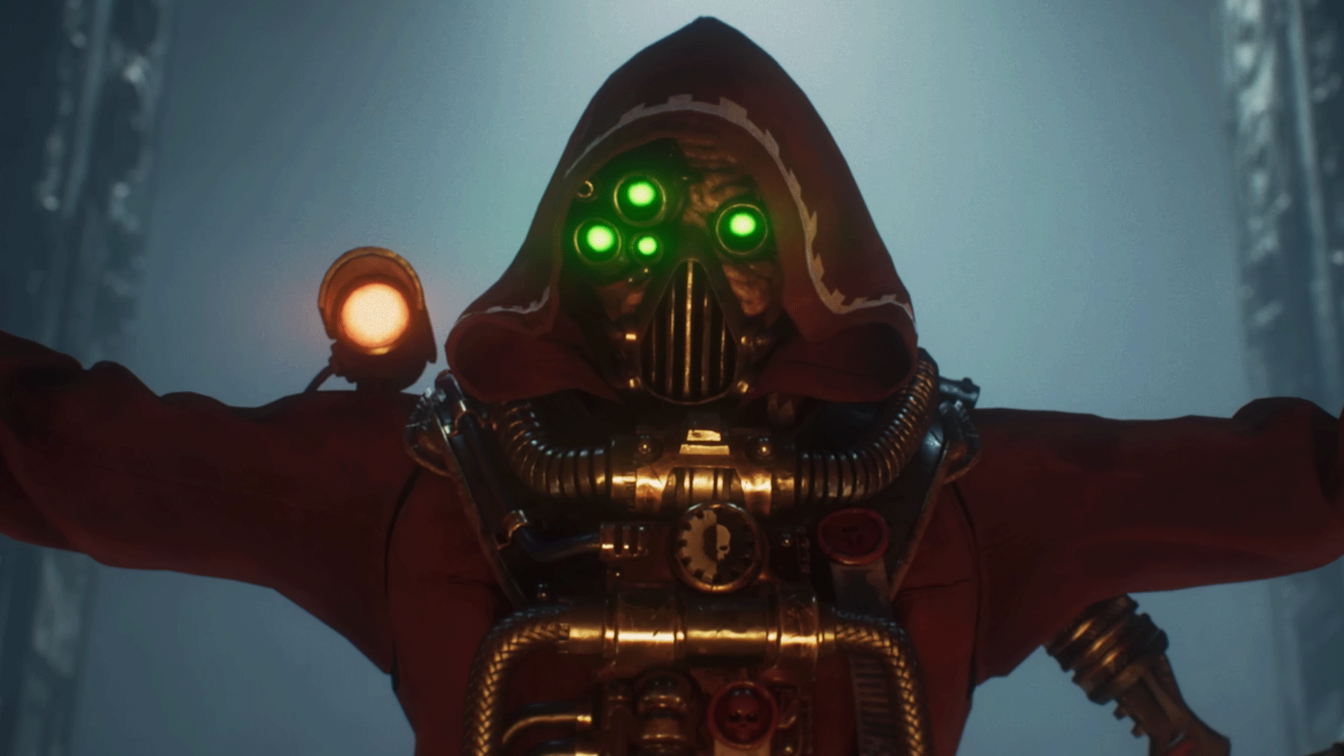 Video thumbnail for Warhammer 40,000: Darktide - Official Skitarii Class Prologue Trailer