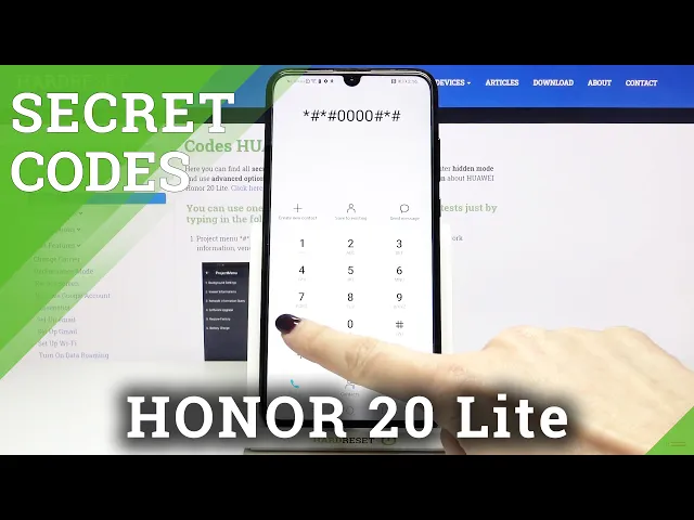 Video thumbnail for Secret Codes HONOR 20 Lite - Project Menu | Phone Info