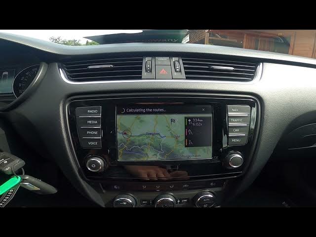 Video thumbnail for How to Set Destination in Map in Skoda Octavia III ( 2013 – 2020 ) - Start Route in Navigation