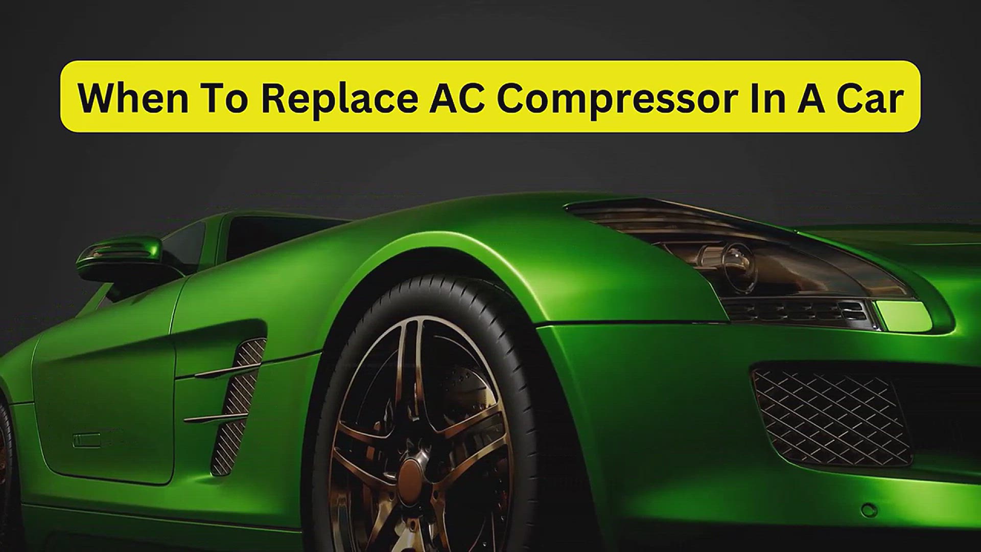 'Video thumbnail for Hot Summer Ahead When To Replace AC Compressor In A Car'