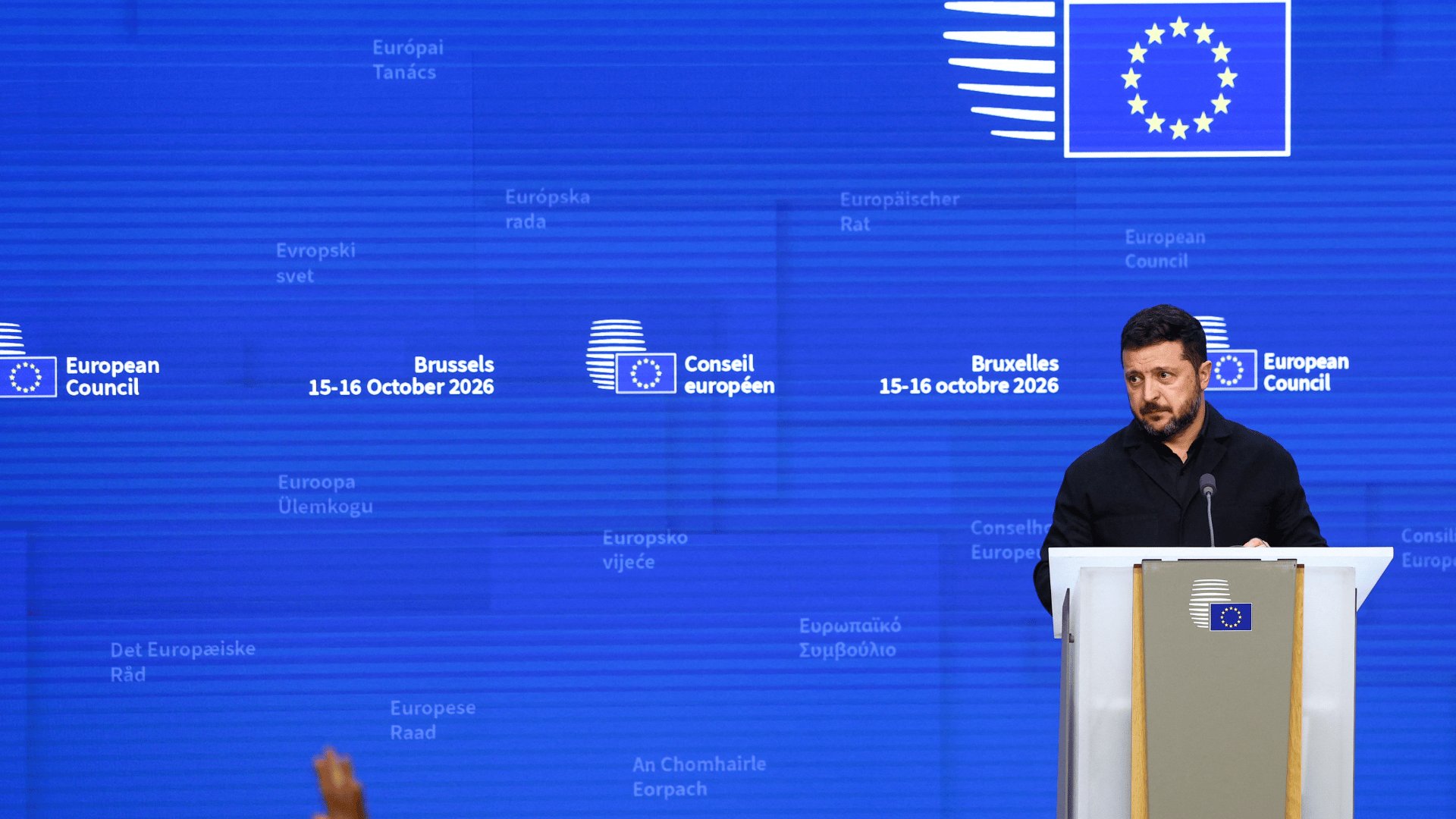 Video thumbnail for EU leaders rally around Zelenskyy at Brussels summit as his ties with Trump deteriorate