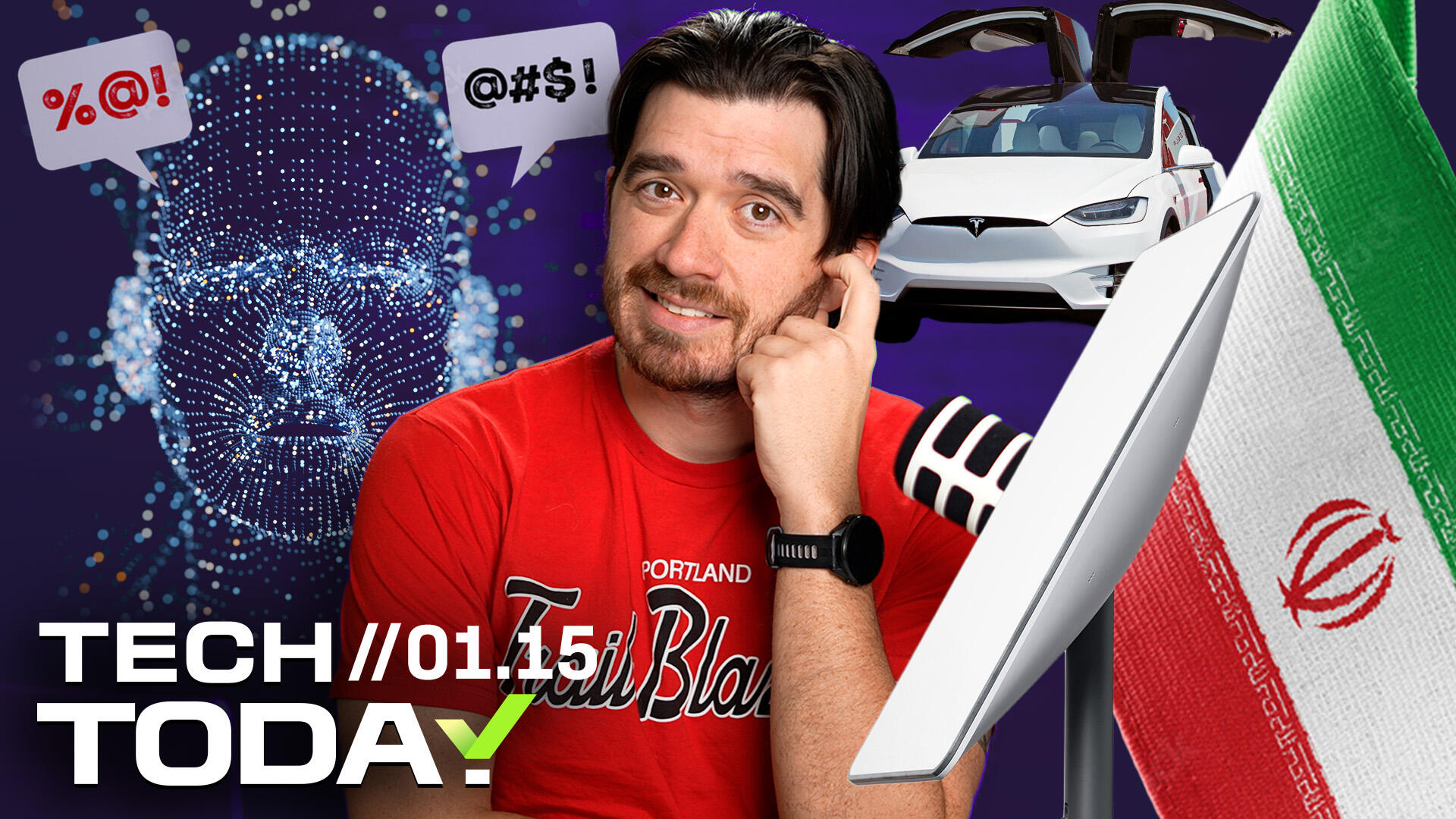 Video thumbnail for Tesla 'Full Self-Drive' Subscription, Starlink Access in Iran, and Should You Be 'Rude' to Chatbots? | Tech Today