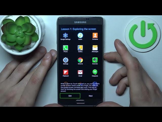 Video thumbnail for How to enable TalkBack on SAMSUNG Galaxy Note 4 / How to enable screen reader on Galaxy Note 4