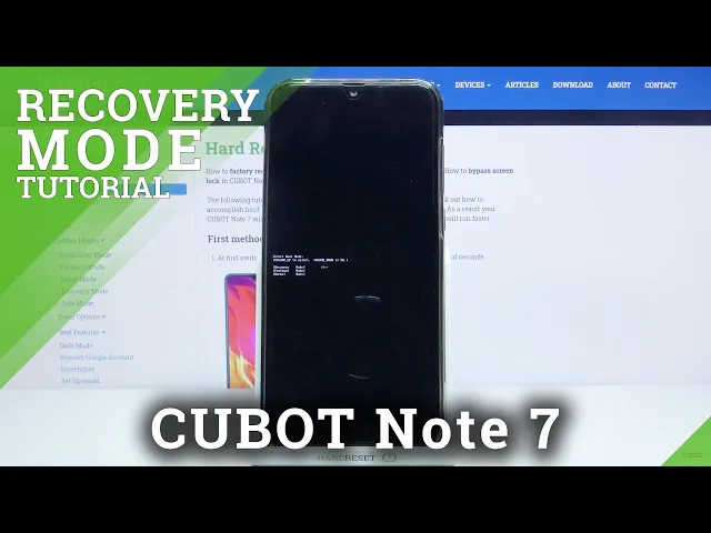 Video thumbnail for How to Enter Recovery Mode on CUBOT Note 7 – Open Recovery Mode
