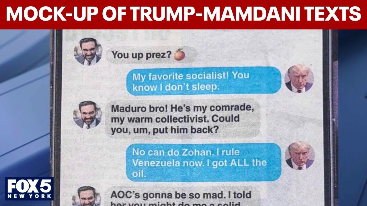 Video thumbnail for What could texts between Trump and Mamdani look like?
