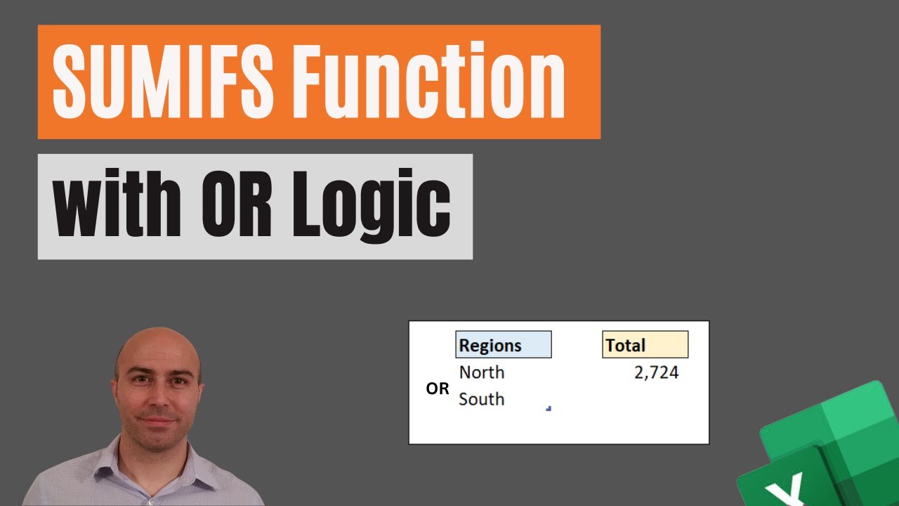 Video thumbnail for SUMIFS Function with OR Logic in Excel