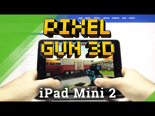 Video thumbnail for Apple iPad Mini 2 Pixel Gun 3D Game Test - How Many FPS?