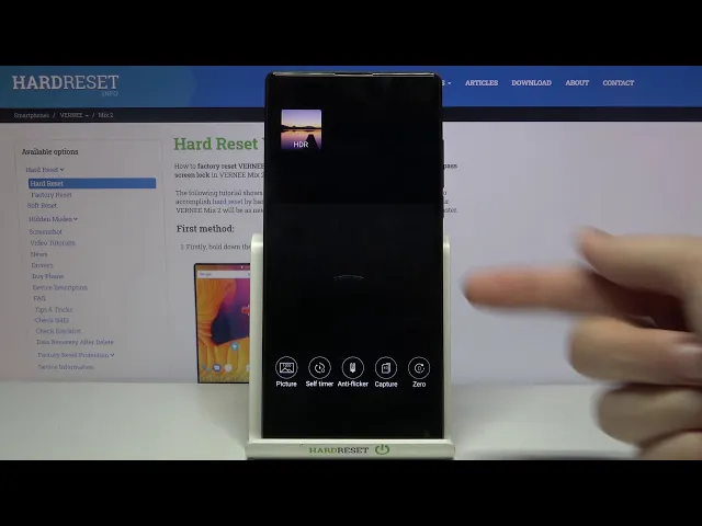 Video thumbnail for How to Activate Burst Shot in VERNEE Mix 2 – Series of Pictures