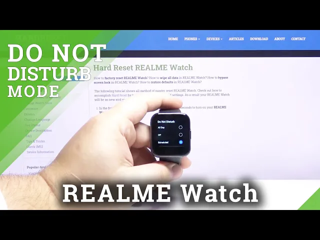 Video thumbnail for How to Enable Do Not Disturb Mode in Realme Watch - DND Mode Usage