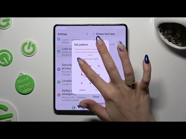 Video thumbnail for How to Set Up the Screen Lock on SAMSUNG Galaxy Z Fold5