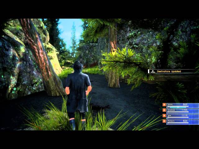 Video thumbnail for Final Fantasy XV Episode Duscae - Behemoth Undertaking: Kill Site Explored, Sabretusks, Den Located