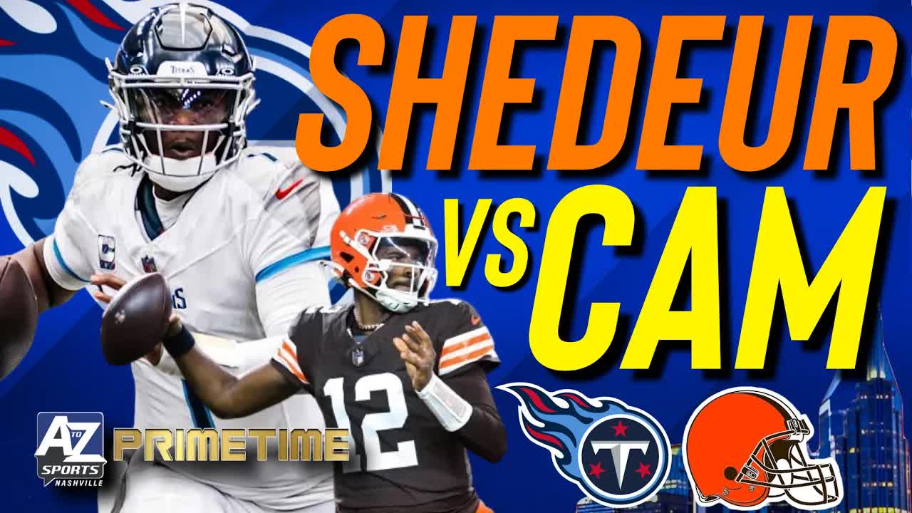 Video thumbnail for A to Z Sports Nashville: cam ward vs shedeur sanders: titans face tough decisions amid nfl rookie qb buzz
