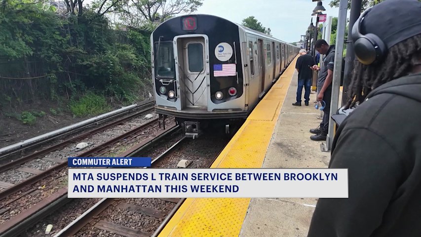 Video thumbnail for Riders face L train shutdown between Brooklyn and Manhattan this weekend