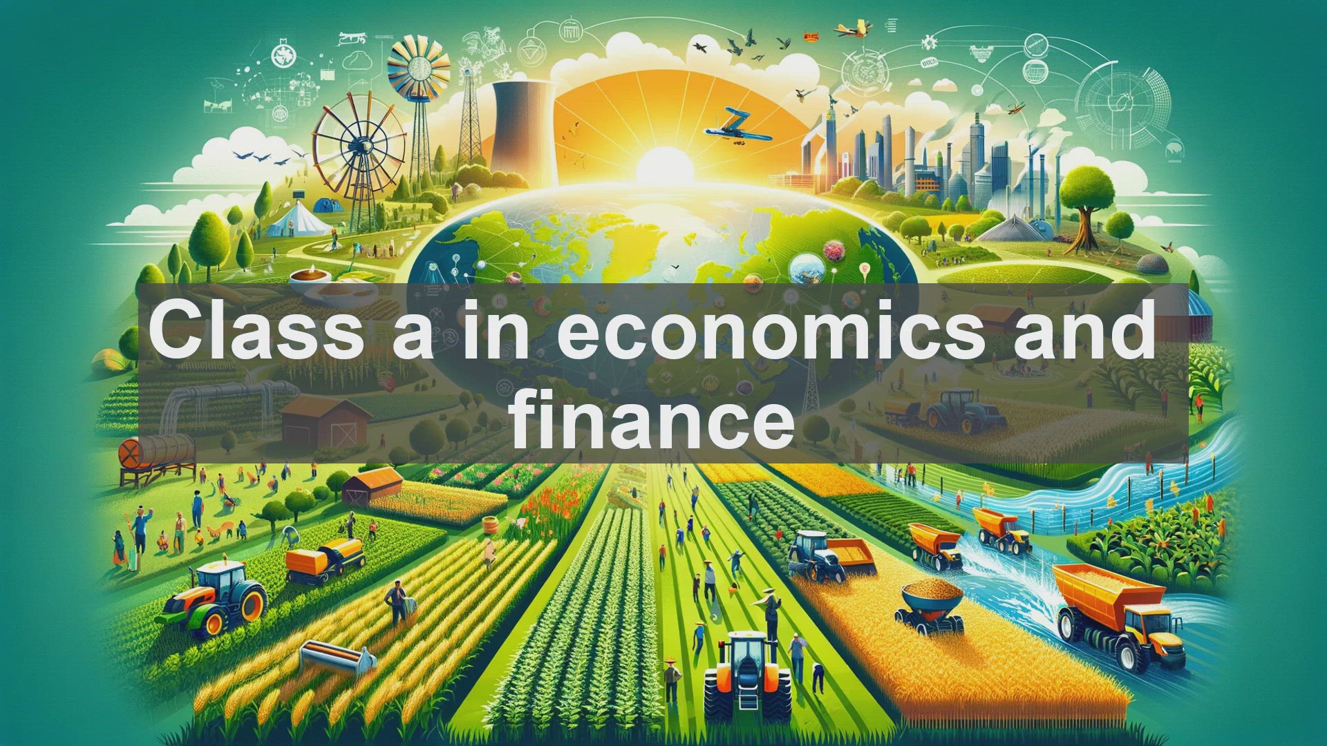 'Video thumbnail for Class a in economics and finance'