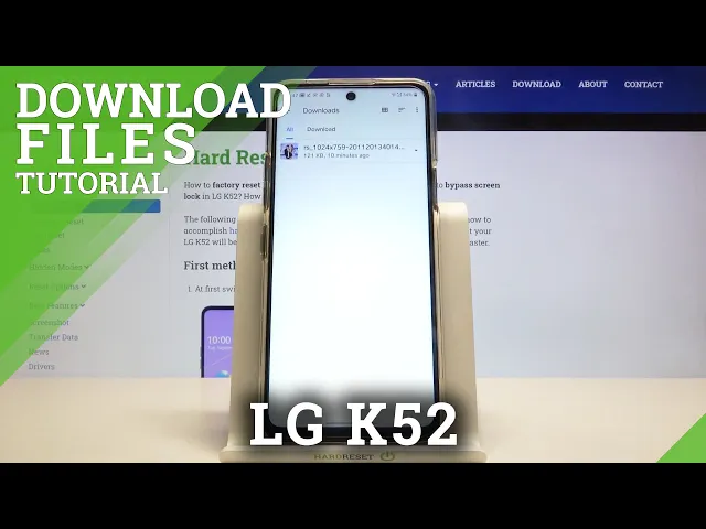 Video thumbnail for LG K52 Saved Files - Find Downloaded Files