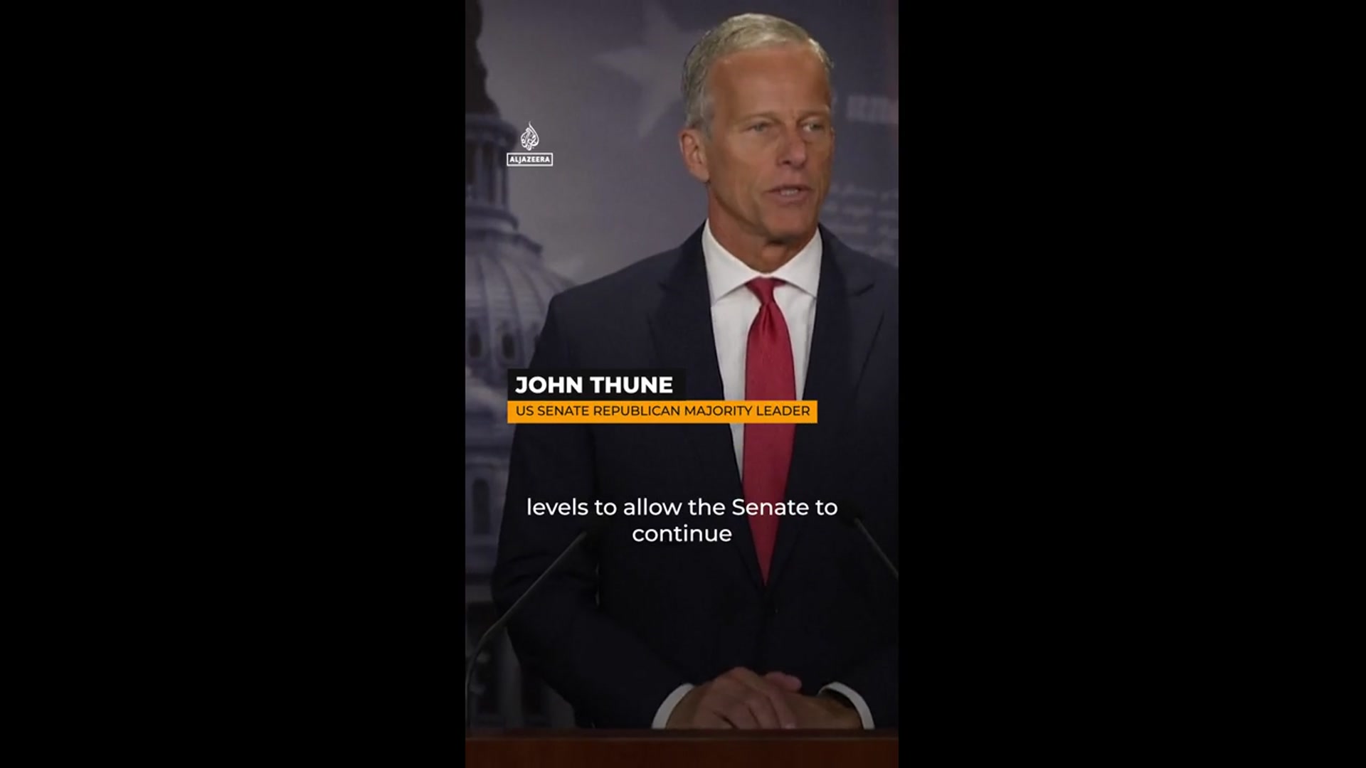 'Video thumbnail for Democrats & Republicans trade blame as US government shuts down'