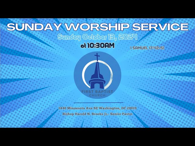 Video thumbnail for SUNDAY WORSHIP SERVICE - 10:30 AM (1 SAMUEL 17:42-51