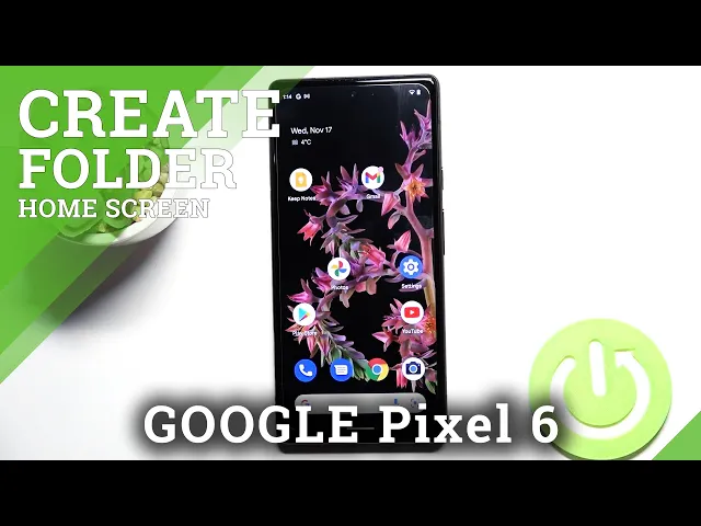 Video thumbnail for How to Create Home Screen Folder on GOOGLE Pixel 6 – Group Apps