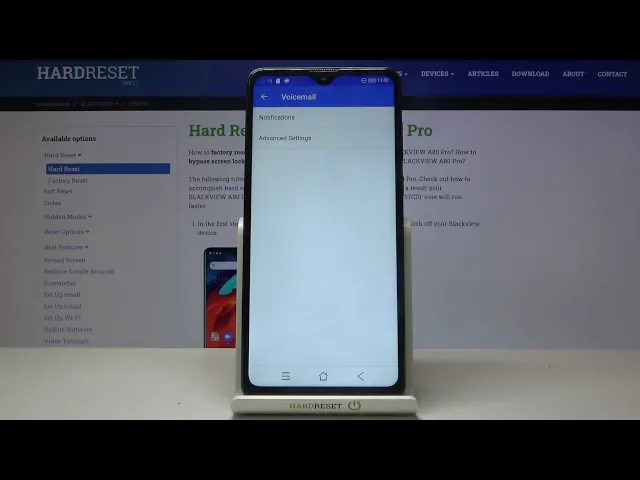 Video thumbnail for How to Customize Voicemail Notifications in BLACKVIEW A80 Pro – Voicemail Sound