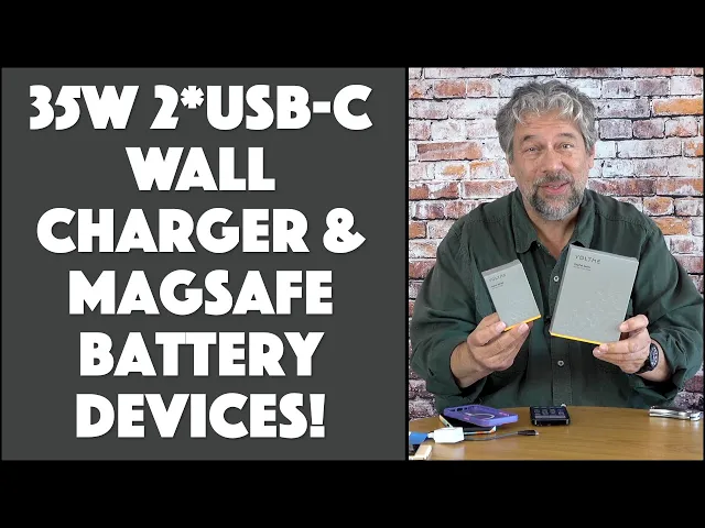Video thumbnail for VOLTME 35W Charger & MagSafe Battery Pack-- UNBOXING & REVIEW