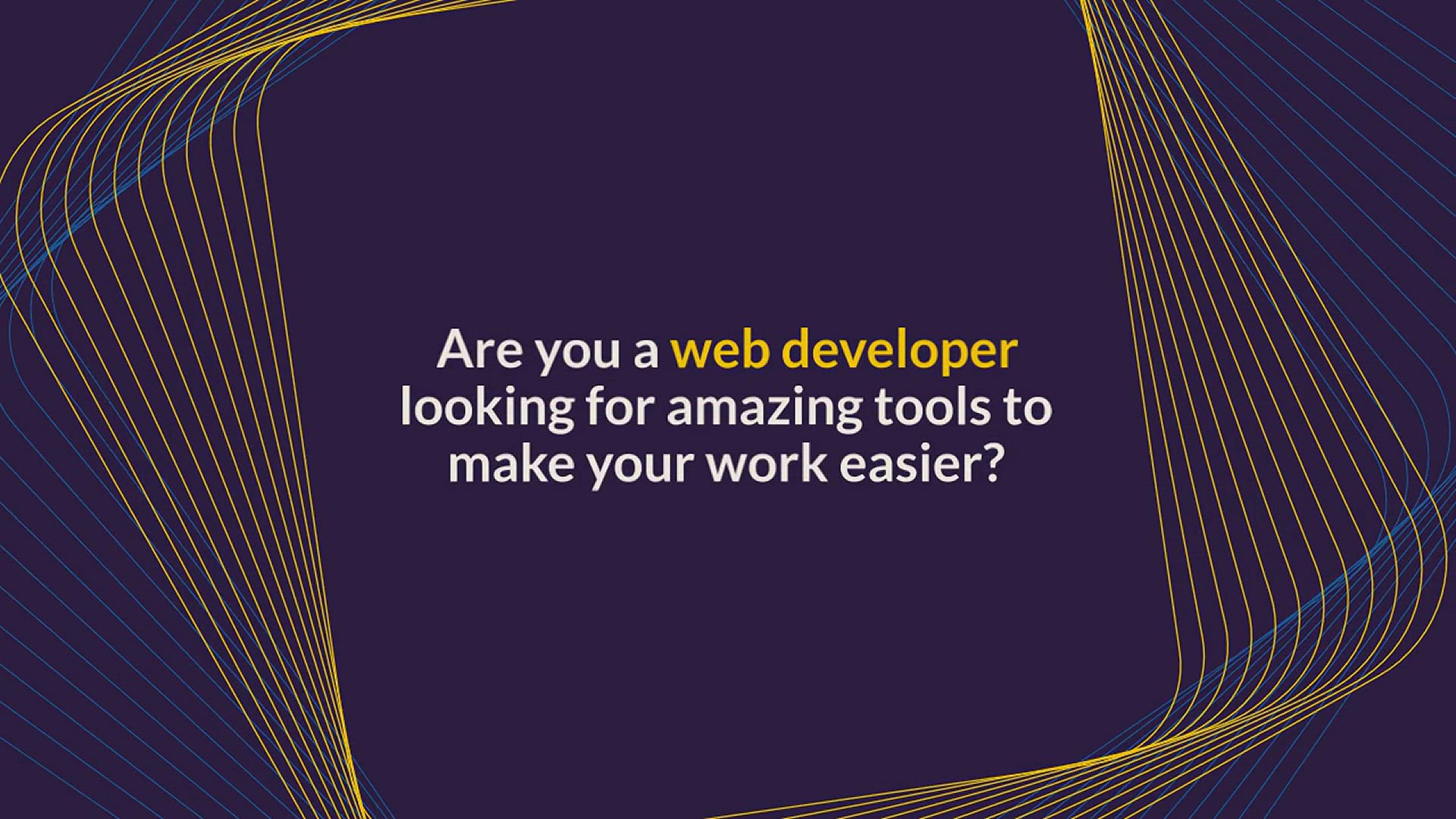 'Video thumbnail for Fantastic Tools for Web Developers That You’re Not Using Yet '
