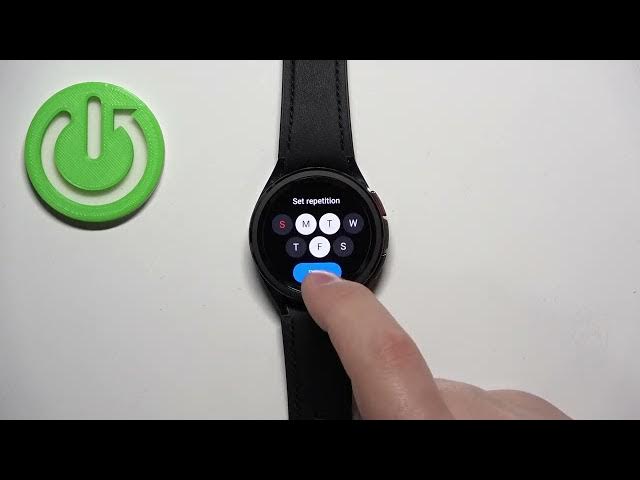 Video thumbnail for How to Set Up Alarm Clock in SAMSUNG Galaxy Watch6 Classic – Add / Customize Alarm