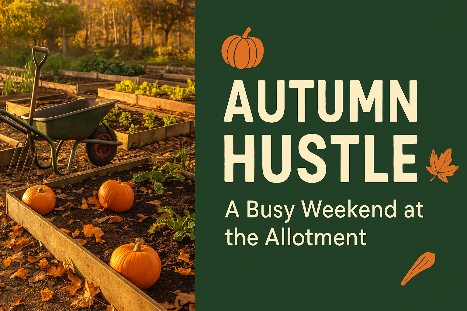 Video thumbnail for 🎥 ✅ Autumn Allotment Jobs 🍂🌱 | Essential Weekend Tasks for a Productive Garden