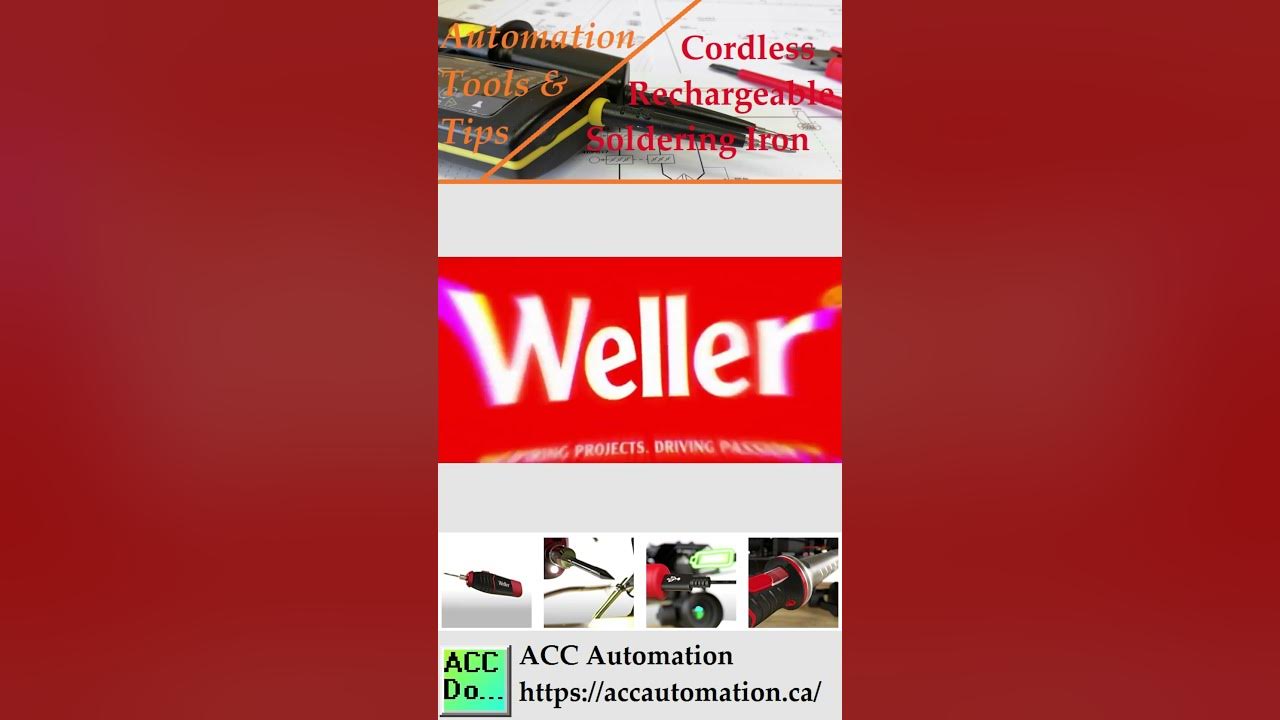 'Video thumbnail for Automation Tools - Cordless Rechargeable Soldering Iron'