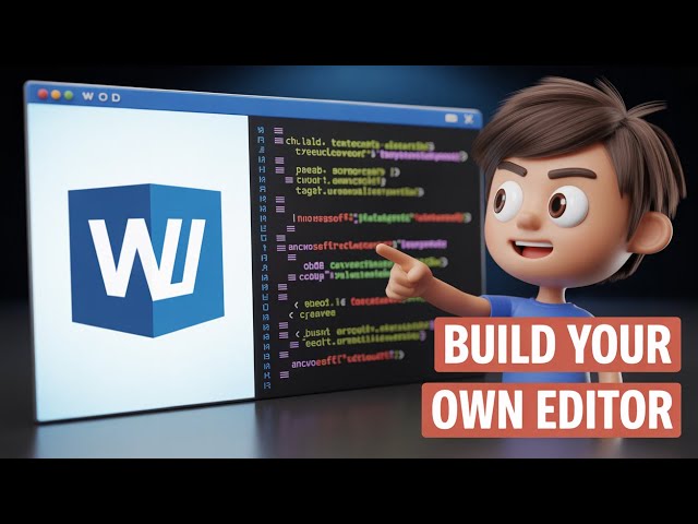Video thumbnail for Build a Microsoft Word DOCX Viewer & Editor Clone in Browser Using HTML & JavaScript