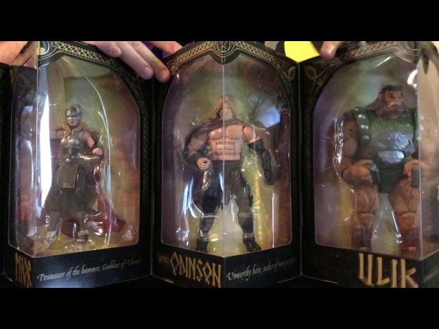 Video thumbnail for Unboxing/review SDCC Exclusive 6" Marvel Legends Thor Box Set