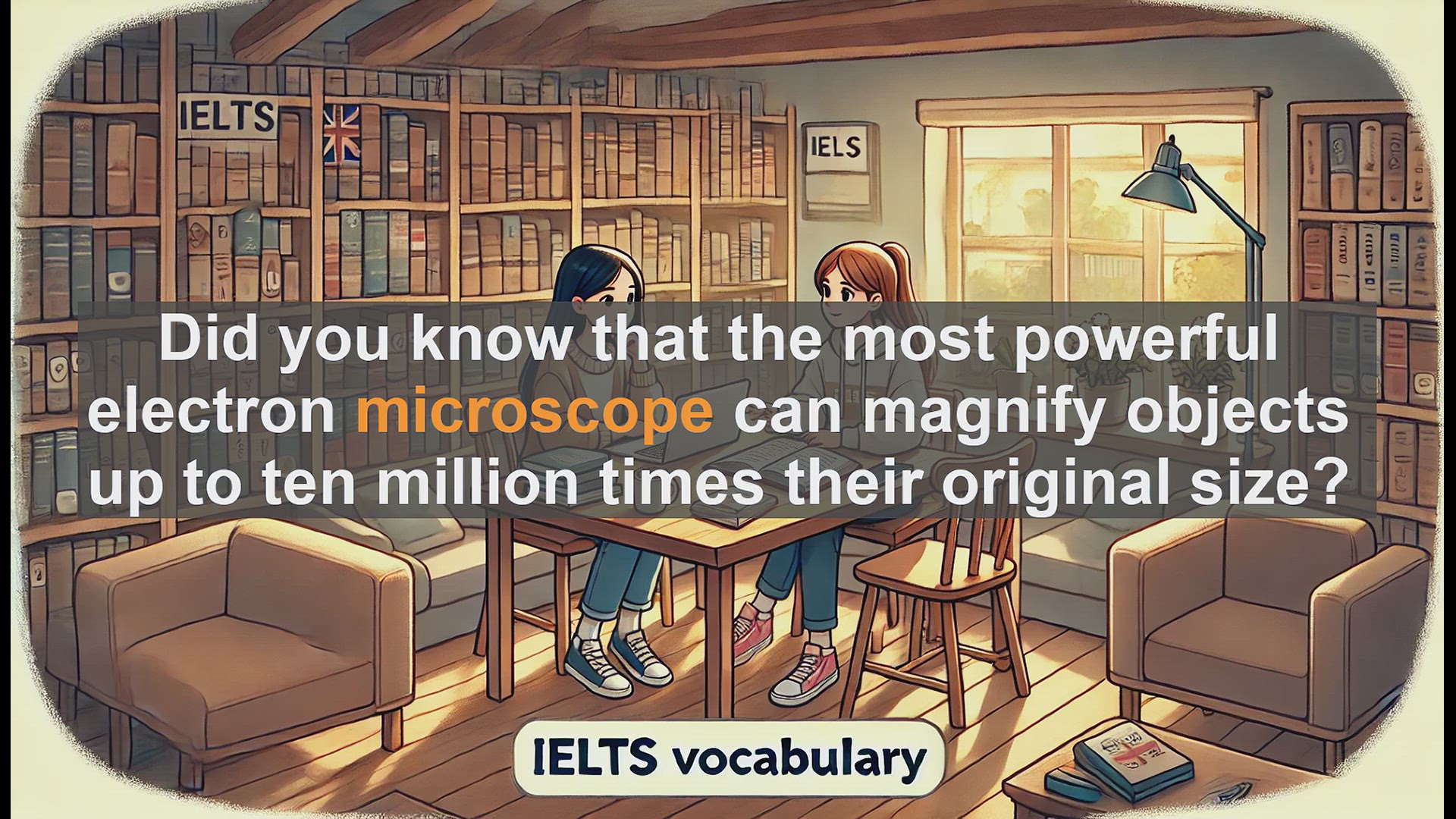'Video thumbnail for 5000 Must Know IELTS 8.0 Vocabulary - Microscope: Key Vocabulary for IELTS Success'