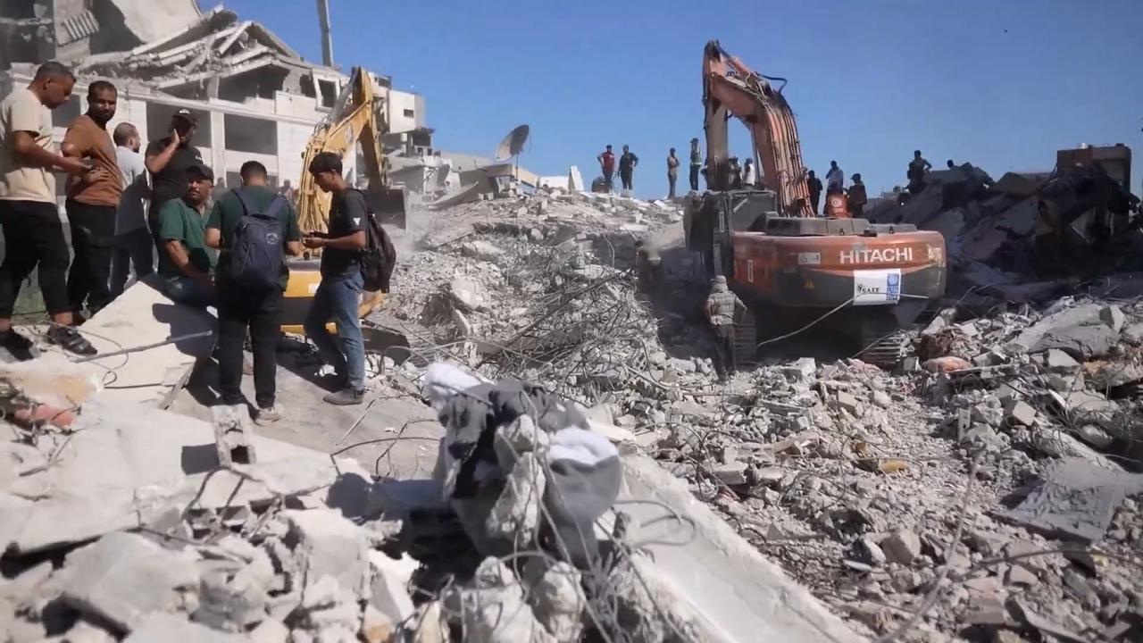 Video thumbnail for China: Israel says it killed Hamas finance chief in Gaza strike.