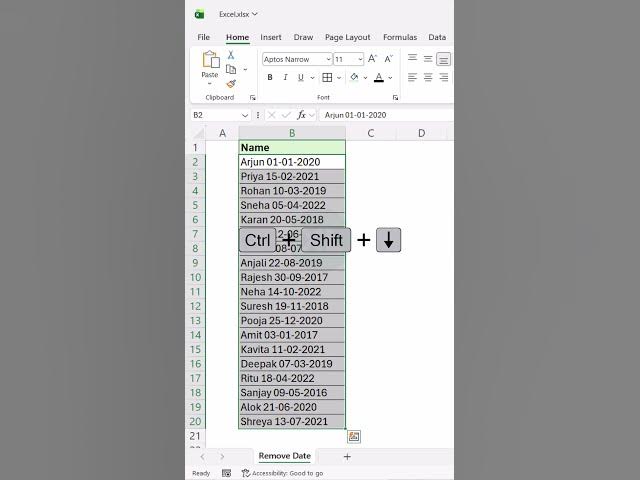 Video thumbnail for Manual Data Cleaning is Over — Automate in Seconds #excel #excelforbeginners #exceltips #tutorial