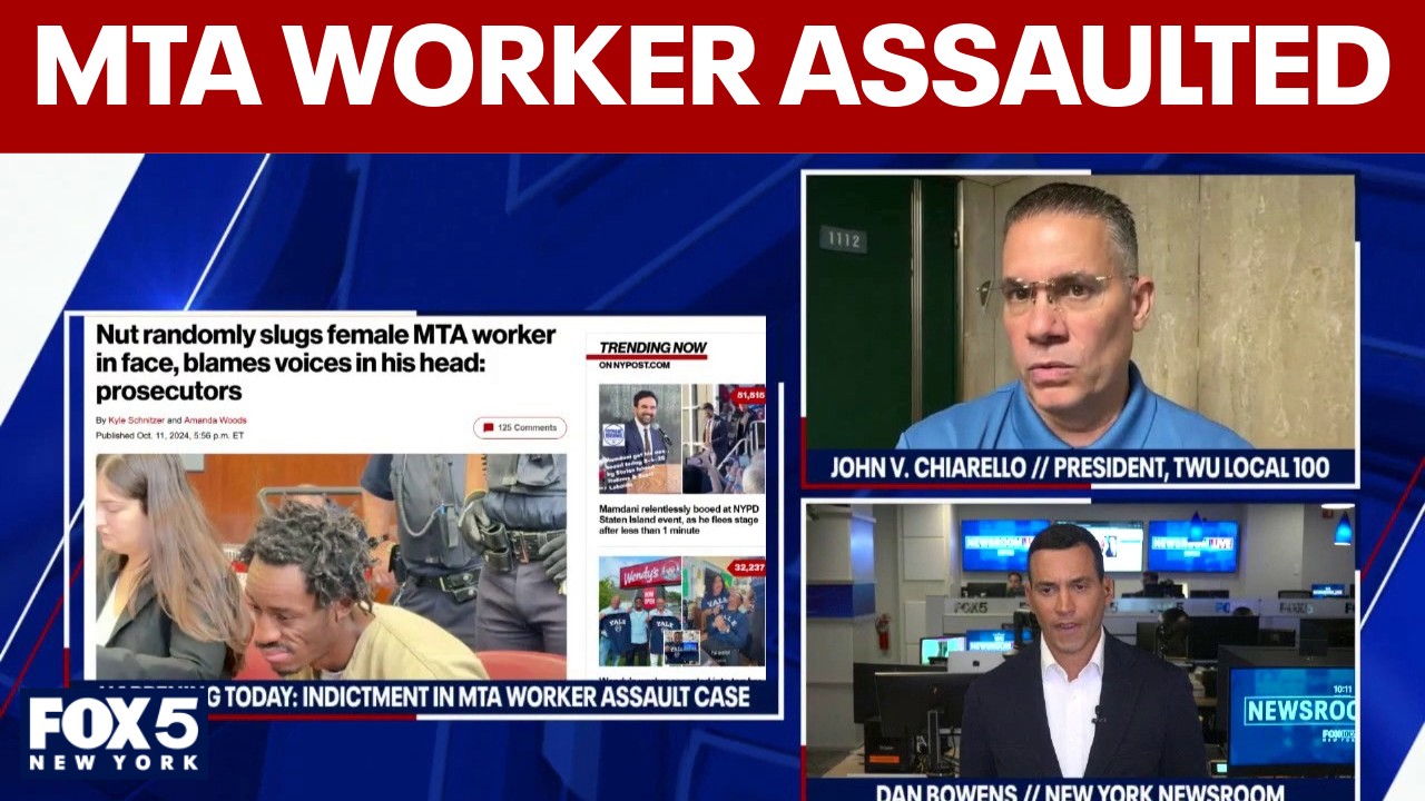 Video thumbnail for TWU Local 100 president on sentencing in 2024 attack on MTA station worker