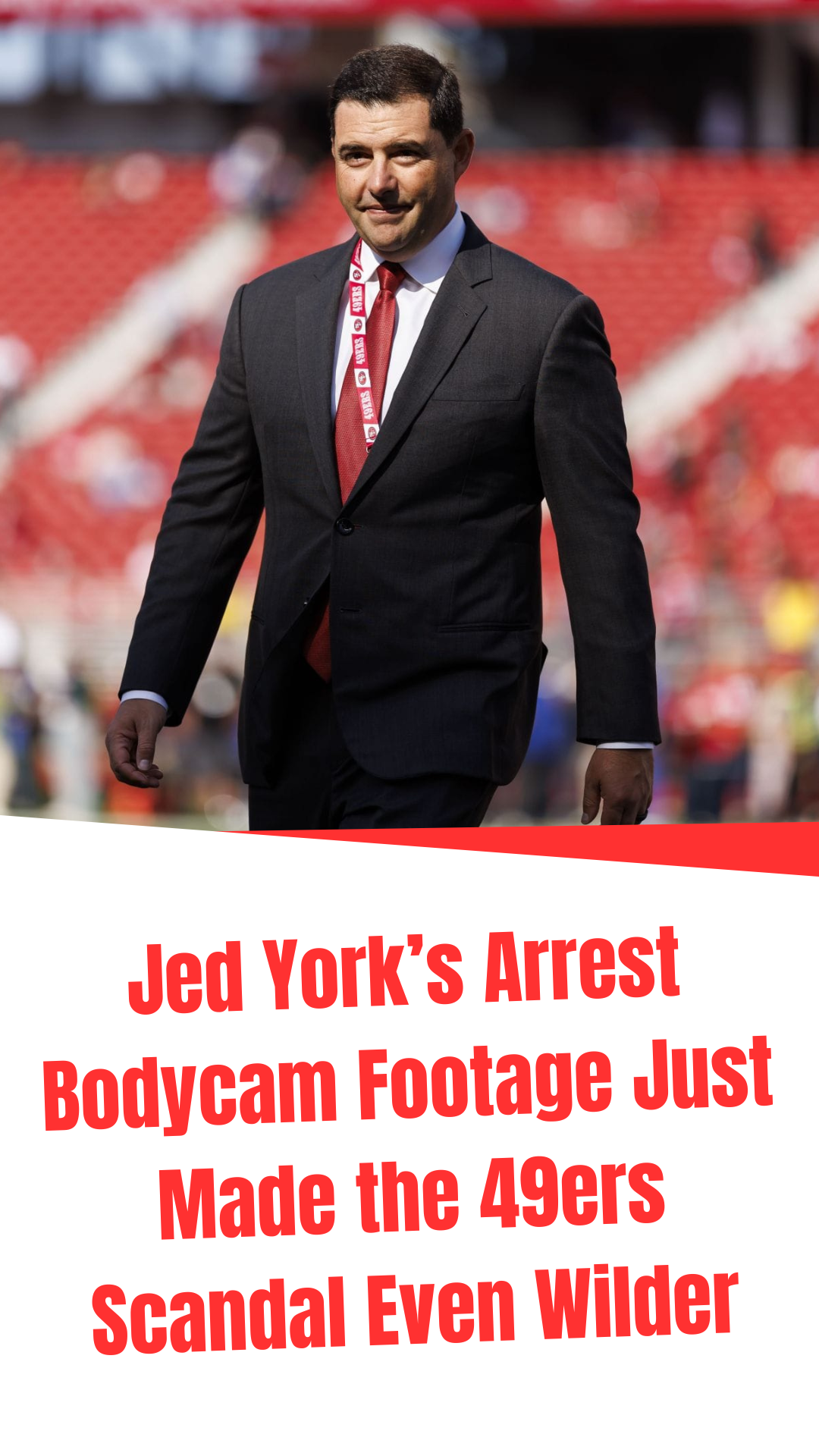 Video thumbnail for Jed York’s Arrest Bodycam Footage Just Made the 49ers Scandal Even Wilder