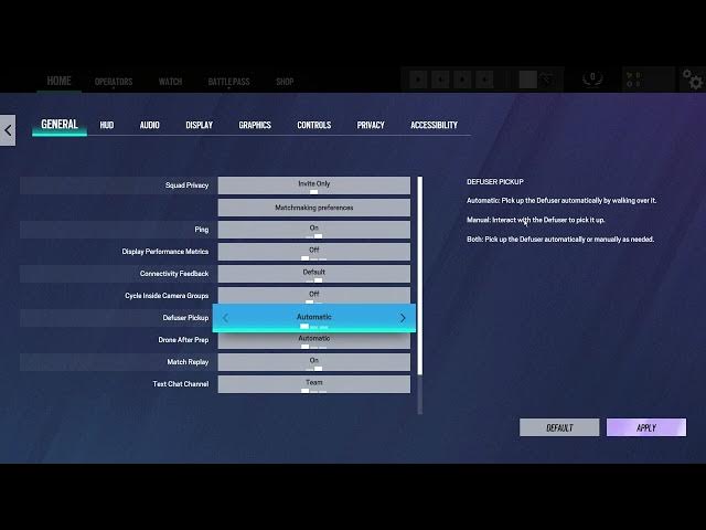 Video thumbnail for How To Change Defuser Pickup Behavior On Rainbow Six Siege