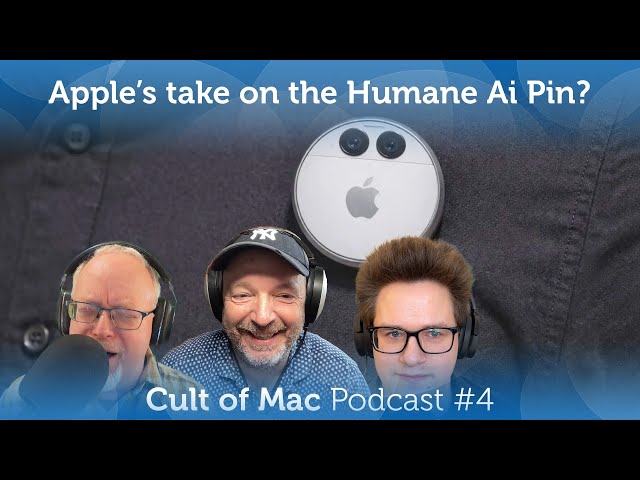 Video thumbnail for Apple’s take on the Humane Ai Pin? (Cult of Mac Podcast #4)
