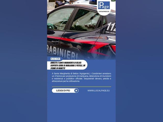 Video thumbnail for Arresto a Santa Margherita di Belice