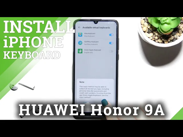 Video thumbnail for How to Install iPhone Keyboard on Honor 9A – Green Apple Keyboard