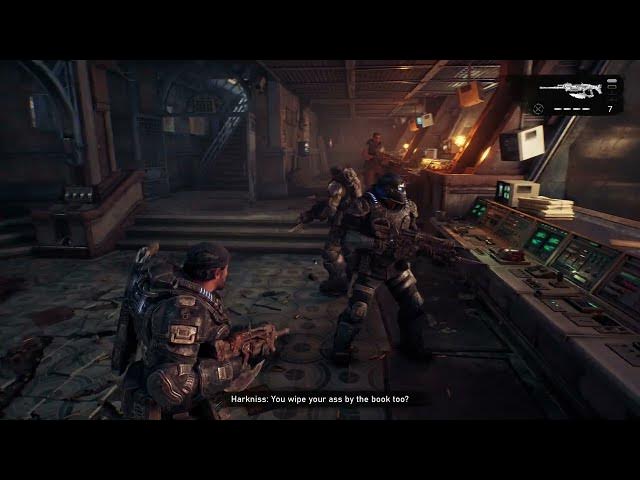 Video thumbnail for Gears of War: E-Day - Act 2 Chapter 1: Reach East Control Room: Lower Central Span - Harkniss, Lucas