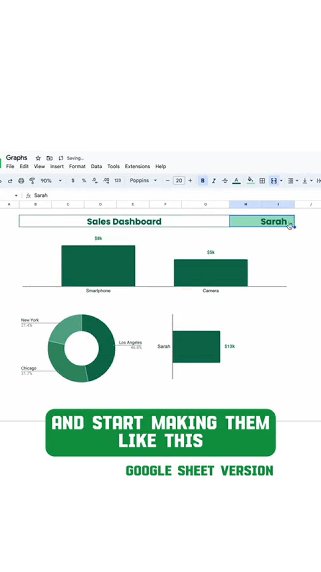 'Video thumbnail for How to Create dashboards like a pro in #googlesheets '