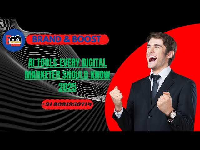 Video thumbnail for AI Tools Every Digital Marketer Should Know