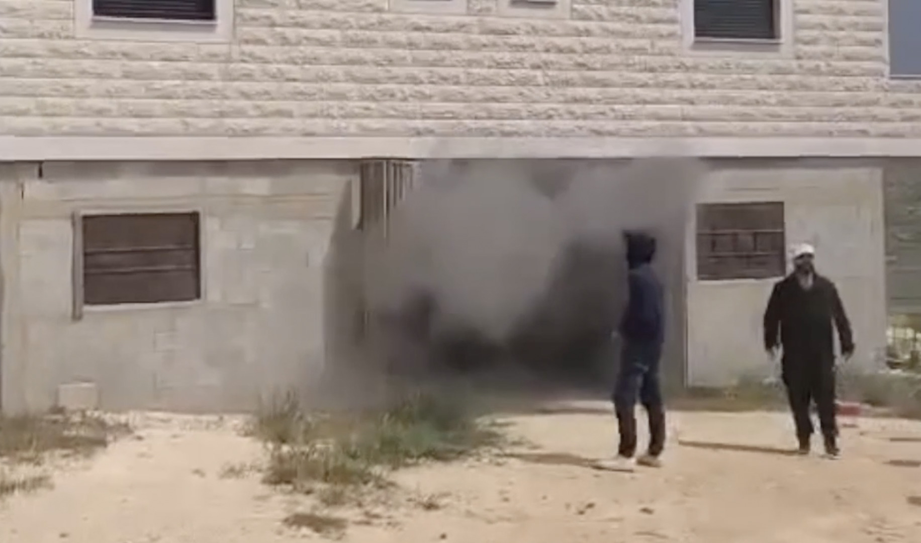 Video thumbnail for Israeli settlers attack Palestinians and set house on fire
