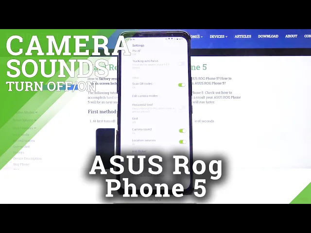 Video thumbnail for ASUS ROG Phone 5 and Camera Customizations - Shutter Sound