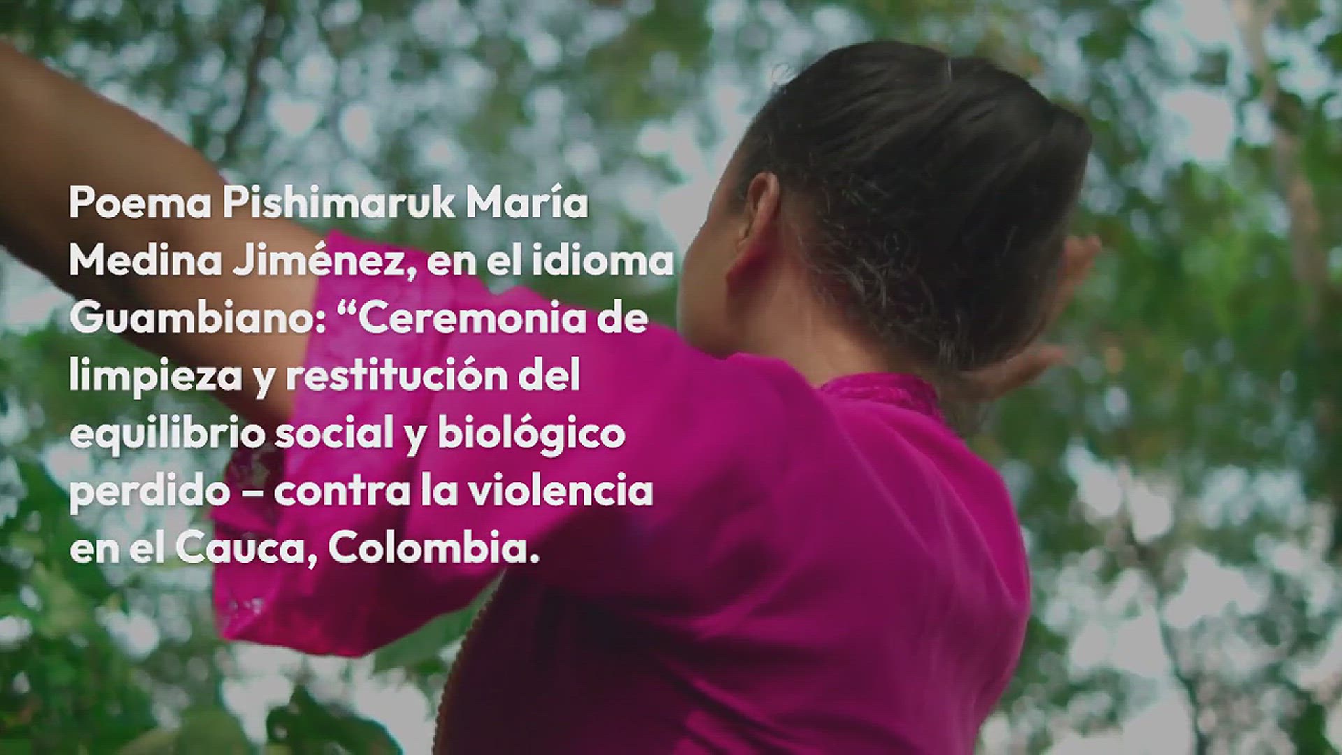 Video thumbnail for Pishimaruk – María Medina Jiménez