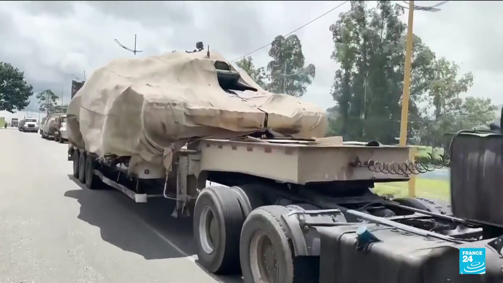 'Video thumbnail for Venezuela builds up border security in response to deployment of US warships'