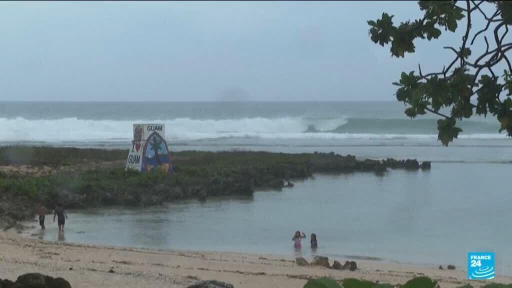 Video thumbnail for Guam on alert as Super Typhoon Bavi closes in