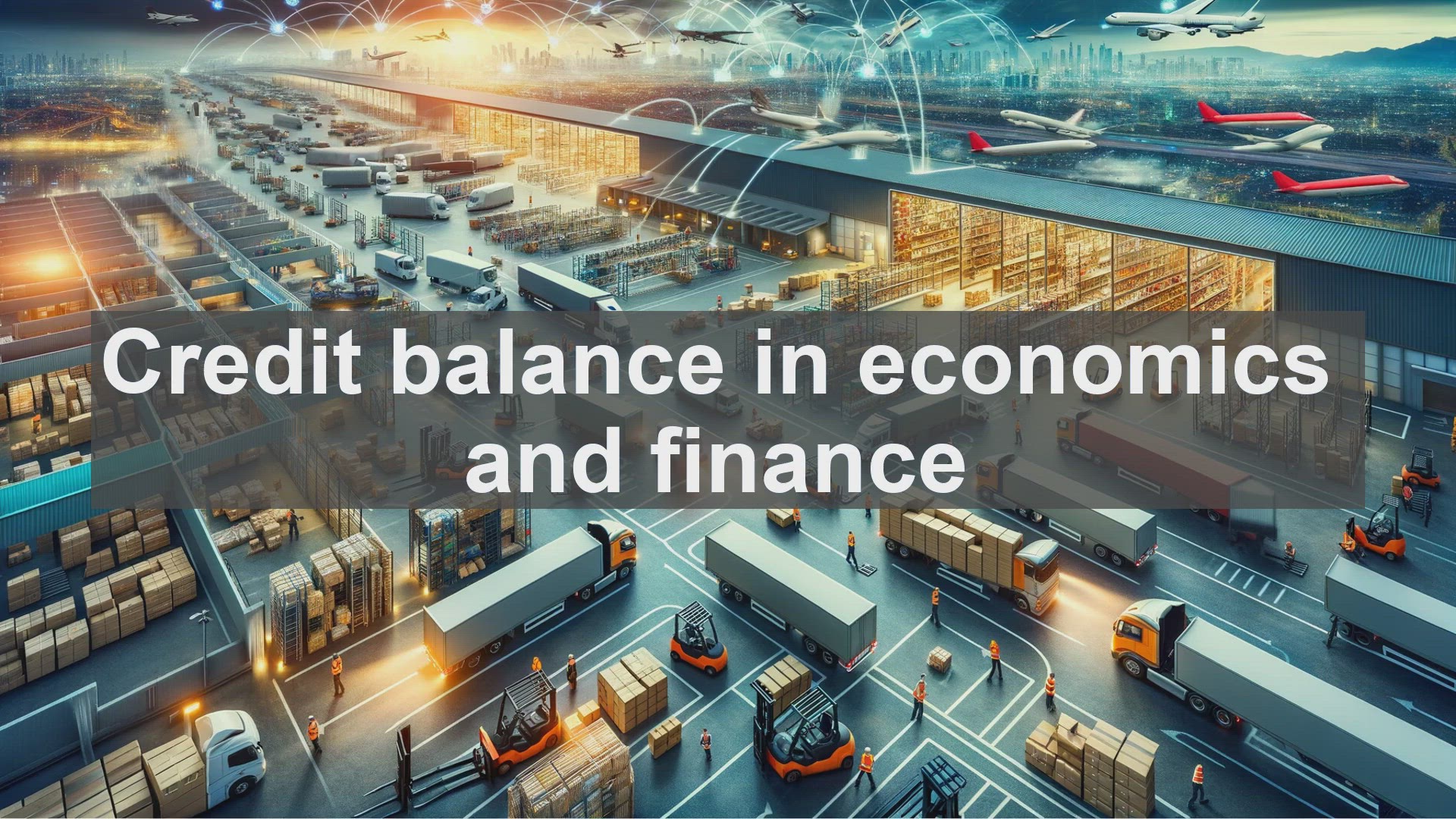 'Video thumbnail for Credit balance in economics and finance'