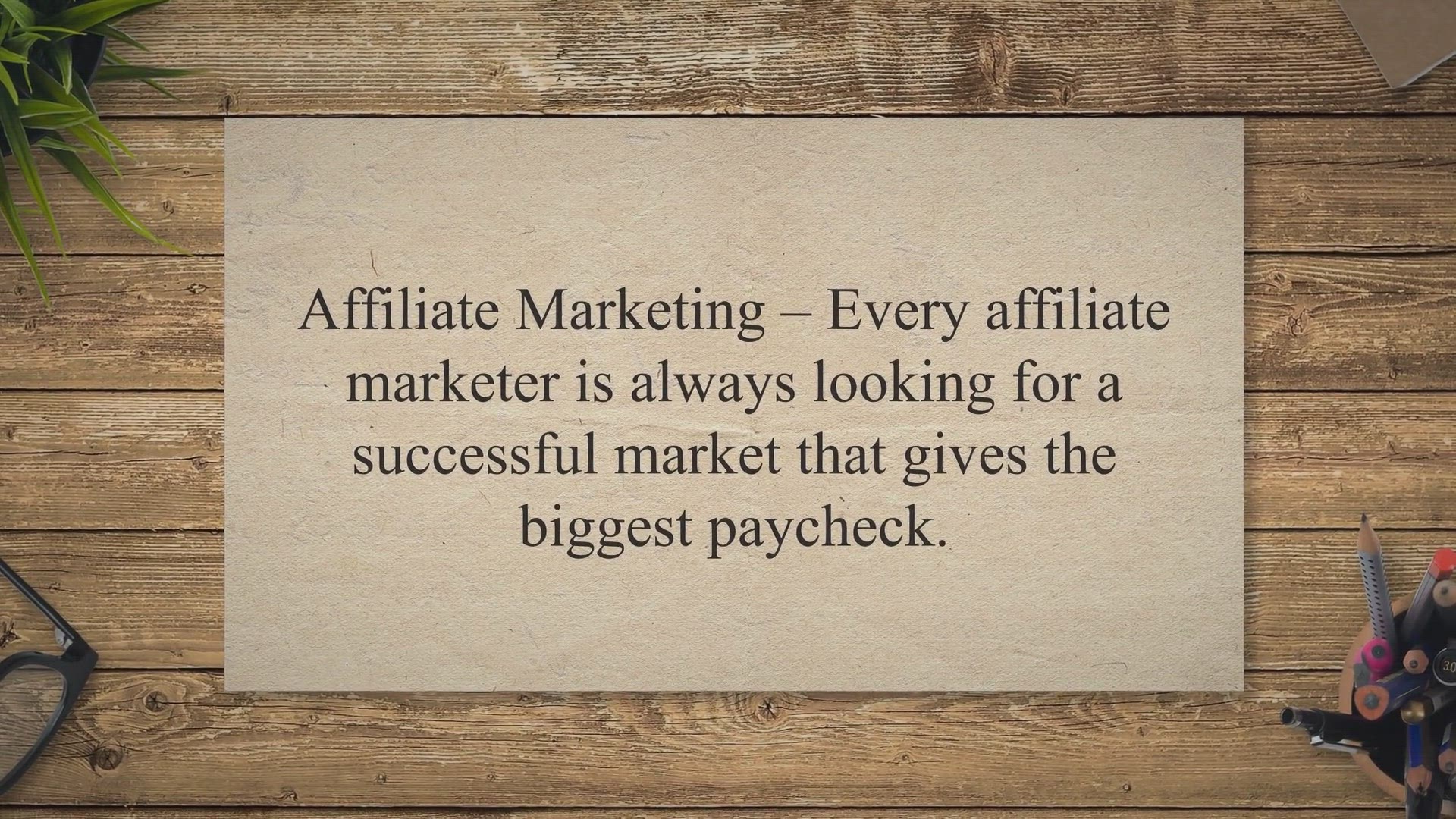 'Video thumbnail for Affiliate Marketing – 3 Things All Affiliate Marketers Need To Survive Online'