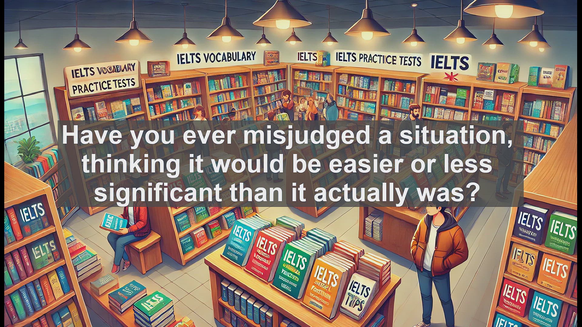 'Video thumbnail for 2500 Must Know IELTS 6.5 Vocabulary - Understanding 'Underestimate': A Key Word for IELTS and Everyday English'